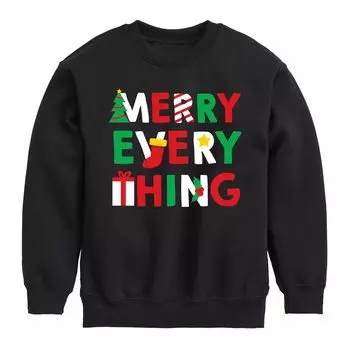 Флисовый топ с рисунком Merry Everything для мальчиков 8–20 лет Licensed Character