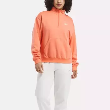 Флисовый топ среднего слоя ID Energy Reebok, коралловый