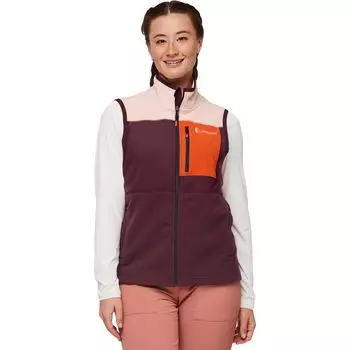 Флисовый жилет abrazo Cotopaxi, цвет rosewood/wine