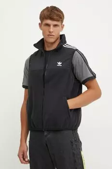 Флисовый жилет adidas Originals, черный