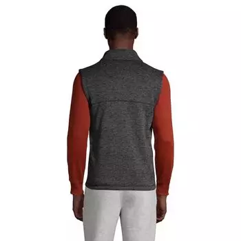 Флисовый жилет Big & Tall Lands' End, серый