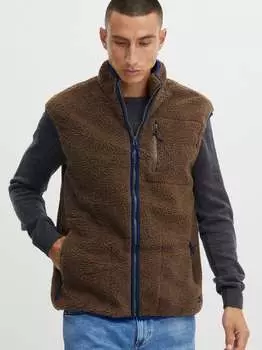 Флисовый жилет Blend, коричневый