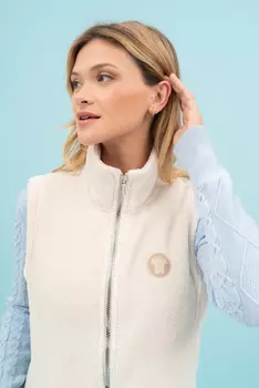 Флисовый жилет Budmil, бежевый