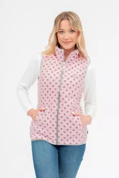 Флисовый жилет Budmil, розовый/серый