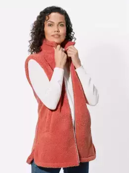 Флисовый жилет Casual Looks, цвет Terra