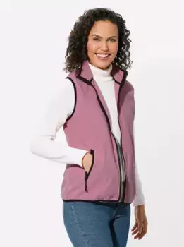 Флисовый жилет Casual Looks, розовый