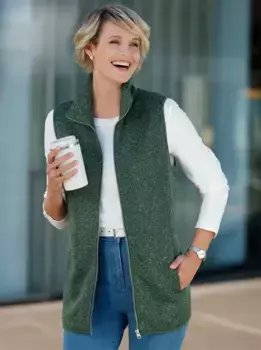 Флисовый жилет Classic Basics, цвет Moos-Jade-Meliert