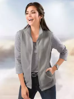 Флисовый жилет Classic Basics, серый