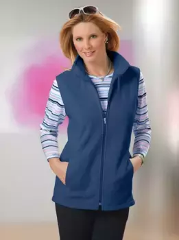 Флисовый жилет Classic Basics, синий