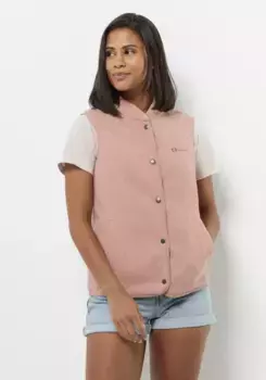 Флисовый жилет Jack Wolfskin "LIGHT CURL VEST W", цвет Rose-Dawn