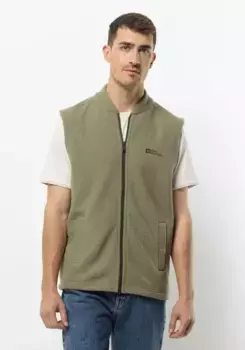 Флисовый жилет Jack Wolfskin "LIGHT CURL VEST M", цвет Bay-Leaf