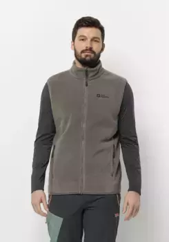 Флисовый жилет Jack Wolfskin "WALDSTEIG FZ VEST M", цвет Cold-Coffee