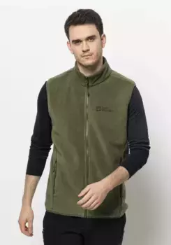 Флисовый жилет Jack Wolfskin "WALDSTEIG FZ VEST M", зеленый