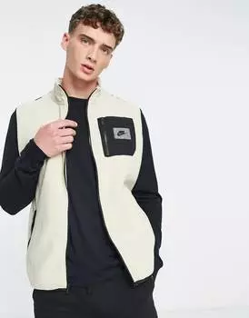 Флисовый жилет Nike из дымчатого ротанга