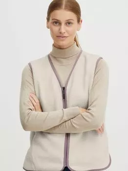 Флисовый жилет oxpianne Oxmo, бежевый