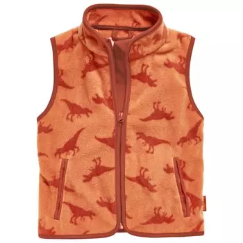 Флисовый жилет Playshoes Kid's Fleece Weste Dinos, цвет Ocher