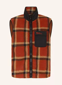 Флисовый жилет Rock Light Jack Wolfskin, оранжевый