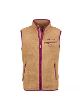 Флисовый жилет Trollkids Hemsedal, цвет rust