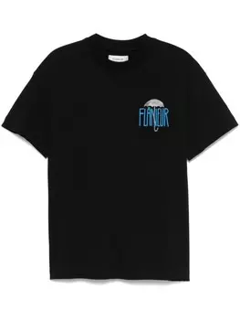 FLNEUR футболка с логотипом, черный