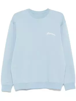 FLNEUR толстовка с вышитым логотипом, синий