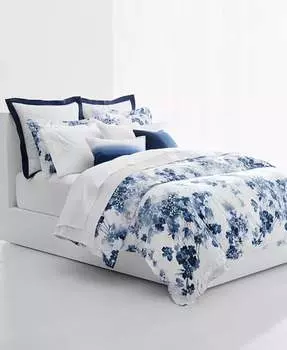 Флора 3 шт. Комплект одеял, размер King Lauren Ralph Lauren, синий