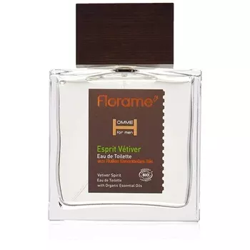 Florame Vetiver Spirit Eau De Toilette Spray For Men 3.4Oz 100ml