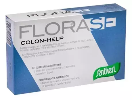 Florase Colon Help 40 капсул Santiveri