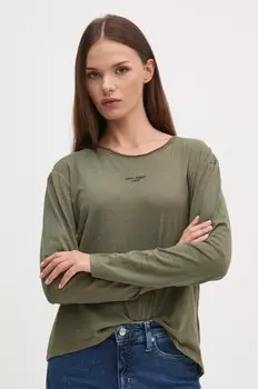 FLOREN хлопок с длинными рукавами Pepe Jeans, зеленый
