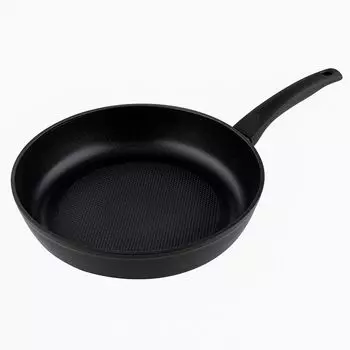 FLORINA - Алюминиевая сковорода SILVER PERFETTO | диаметр 26 см | Пан индукция | Универсальная сковорода с антипригарным покрытием | Подходит для индукционной, газовой и электрической плиты (черного цвета)