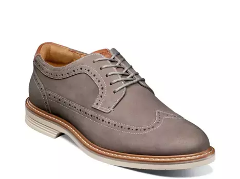 Florsheim Norwalk Wingtip Oxford, серый