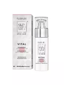Flos Lek, Skin Care Expert, восстанавливающий концентрат с коэнзимом Q10 Sphere-3D Vital, 30 мл Flos-Lek