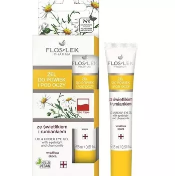 Floslek Гель для век и глаз с небесным светом и ромашкой 15мл