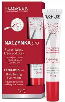 Floslek Капилляры Pro осветляющий крем для глаз 20мл
