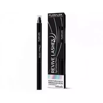 Floslek Карандаш для глаз Revive Lashes Eye Contour Pencil с витамином Е Черный