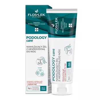 Floslek, Podology Care, Увлажняющий гель с гесперидином для ног, 80г