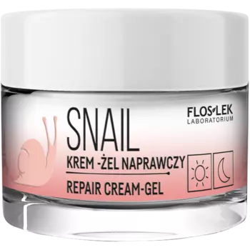 Floslek Snail восстанавливающий гель-крем для лица, 50 мл