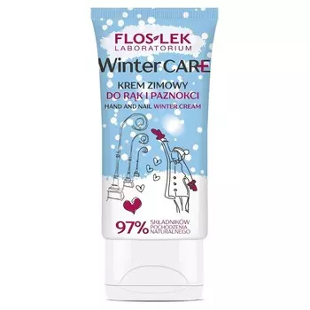 Floslek, Winter Care, Зимний защитный крем для рук и ногтей, 50 мл