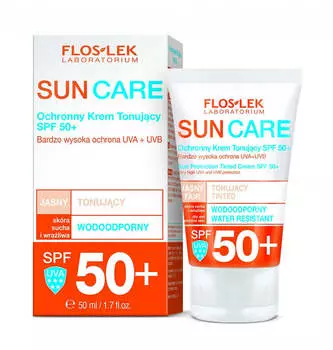 Floslek Защитный тонизирующий крем Sun Care для сухой и чувствительной кожи SPF50+ 50мл