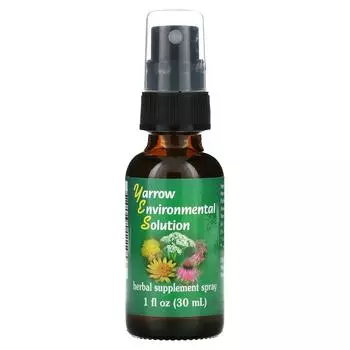 Flower Essence Services Environmental Solution тысячелистник спрей 1 жидкая унция (30 мл)