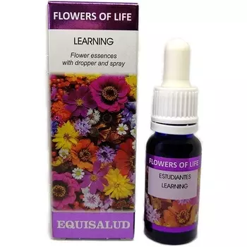 Flowers Of Life - Learning - Certified Organic Natural Flower Remedy 15ml Equisalud