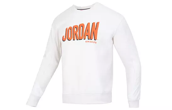 Flt Mvp Gfx Flc Crew Толстовка мужская белая Jordan, белый