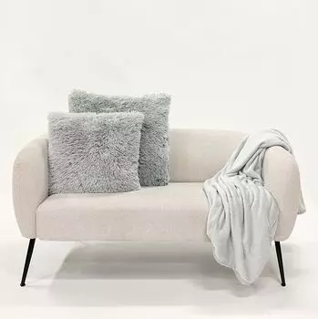 FLUFFY - Чехол на подушку микрочип полиэстер 45x45 см Dutch Decor