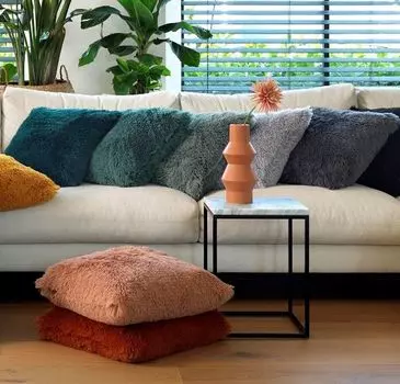 FLUFFY - Чехол на подушку Sagebrush Green 45x45 см Dutch Decor