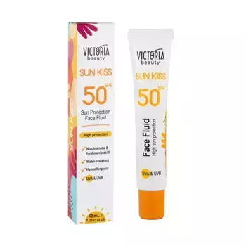 Флюид для лица с защитой от солнца Sun Kiss Spf 50 Victoria Beauty, 40 ml