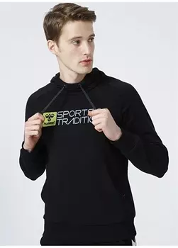 FLUME HOODIE Siyah Erkek Толстовка Hummel