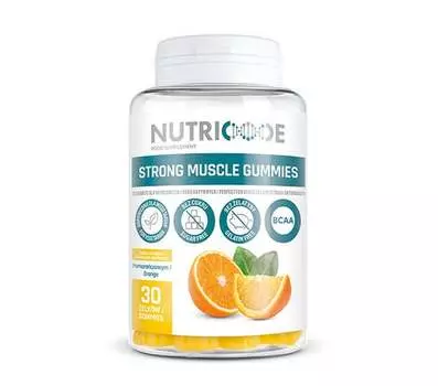 FM Nutricode добавка STRONG MUSCLE GUMMIES 30 жевательных конфет Inna marka
