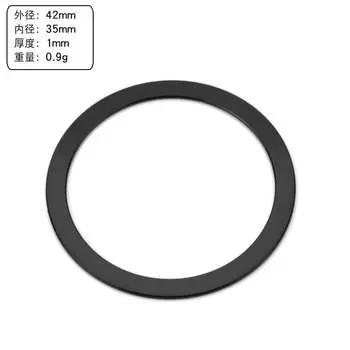 fmfxtr Шайба маховика для горного велосипеда Каретка каретки Шайба маховика ступицы Freehub Кольцо шайбы основания маховика с ЧПУ Шайба ступицы маховика из алюминиевого сплава с ЧПУ — 1 мм, черная 1 шт FMFSport