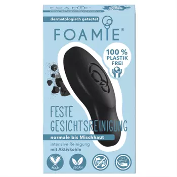 FOAMIE Твердое очищающее средство для лица Too Coal to Be True 60 г