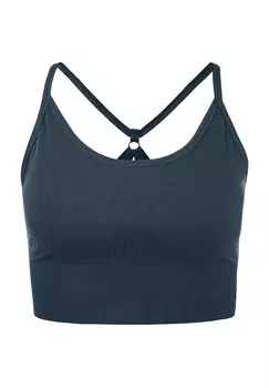 FOAN W Бесшовный спортивный бюстгальтер из быстросохнущего функционального материала ENDURANCE ATHLECIA, цвет 2101 Dark Sapphire