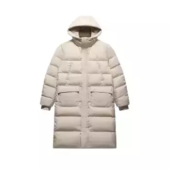 FOB Пуховик унисекс бежевый Fila Fusion